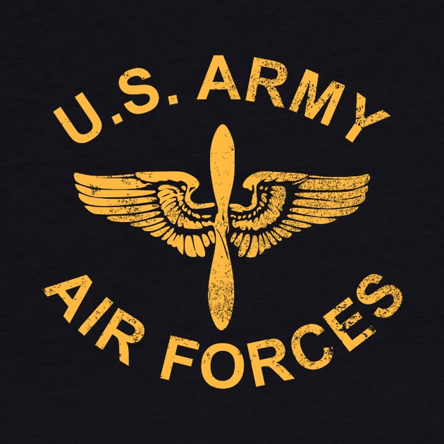 US Army Air Forces (distressed) by Tailgunnerstudios